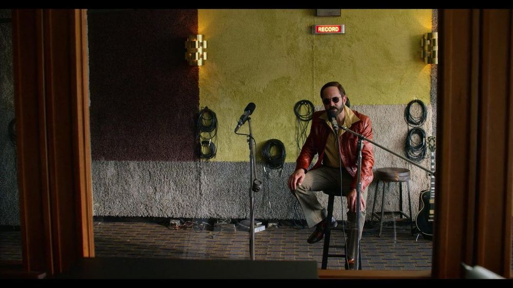 A Futile and Stupid Gesture set — production design by Jonah Markowitz
